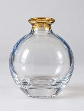 Vintage Illusions Italian 24% Lead Crystal Perfume Bottle